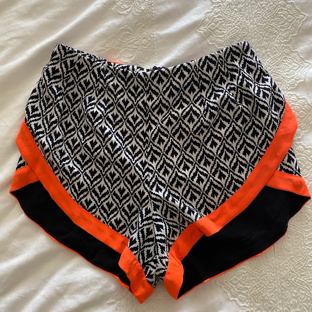 paper heart high waisted shorts